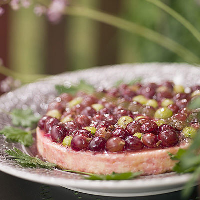 Cheesecake med krusbär