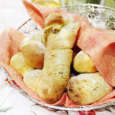 Baguette med yoghurt