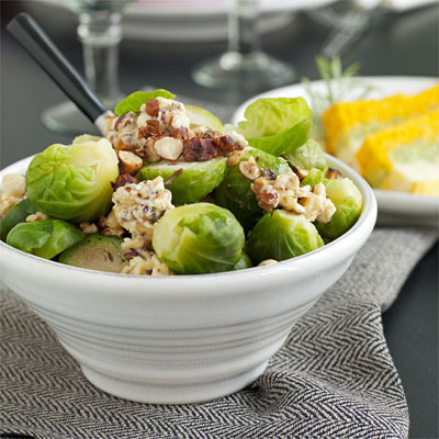 Brysselkål med hasselnötssmör