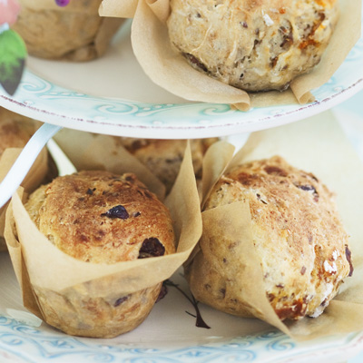 Kalljästa hälsomuffins