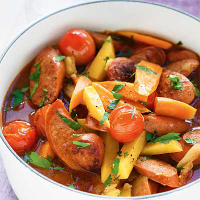 Chorizogryta med rotfrukter