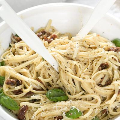 Vegetarisk carbonara