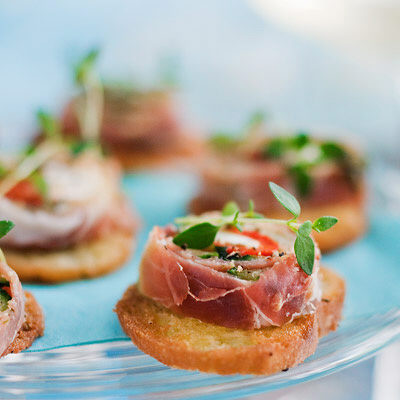 Parmarulle på crostini