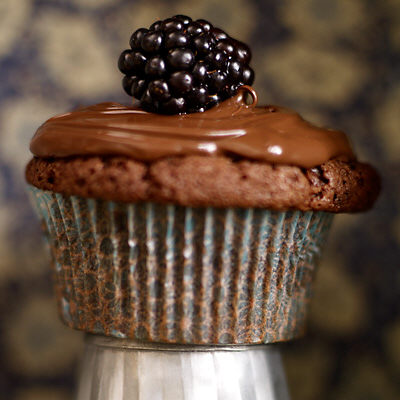 Kladdkakemuffins med Nutella