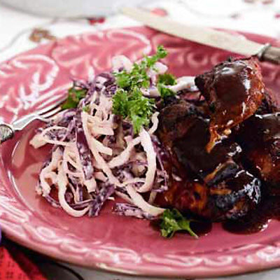 Rödgrön caesar coleslaw