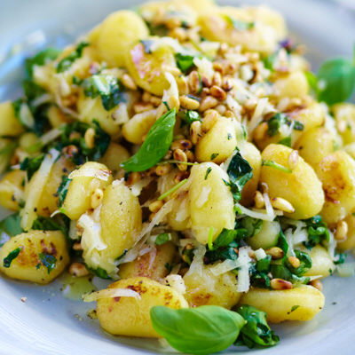 Gnocchi med pestohack