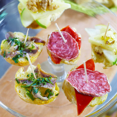 Pinxtos – baskiska snittar med tre smaker