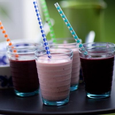 Mörkblå smoothie