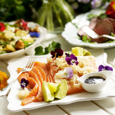 Ingefärssmakande sashimilax