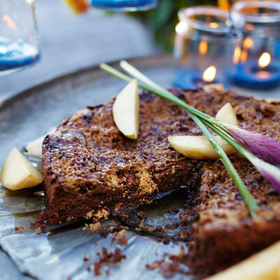 Chokladkaka med rompäron