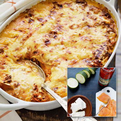 Lasagne med lax