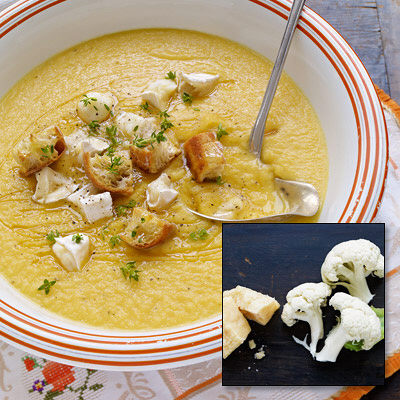 Blomkålssoppa med parmesanost