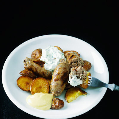 Lammkorv med ugnsrostad potatis