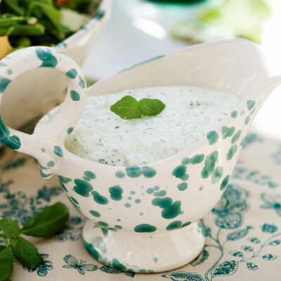 Basilika- och krassekräm