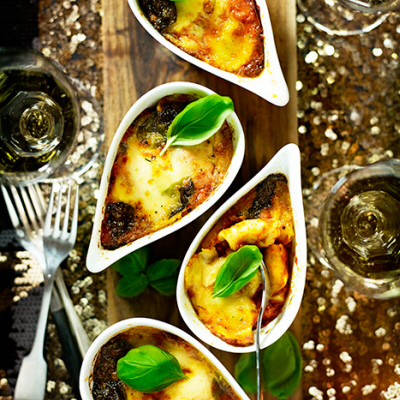 Mozzarellagratinerad pasta