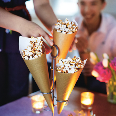 Karamelliserade popcorn