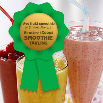 Avo frukt smoothie