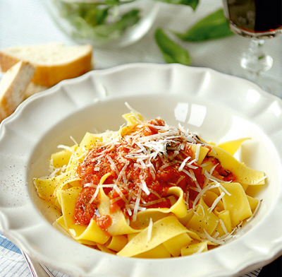 Pasta med tomatsås