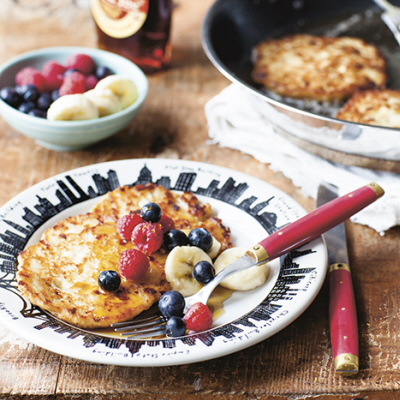 Bananplättar med kokos