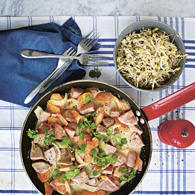 Thai stroganoff med grön curry