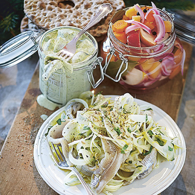 Boquerones med citron och fänkål