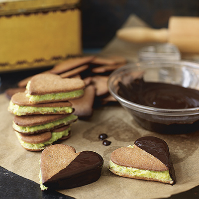 Pepparkakor med choklad