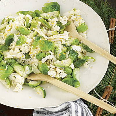 Krispig brysselkålsallad