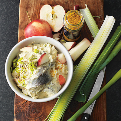 Currysill med äpple