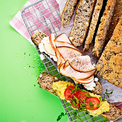 Frukostmacka med äggröra