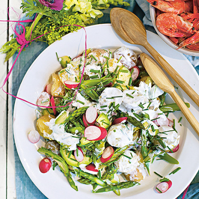 Potatissallad med jalapeñodressing