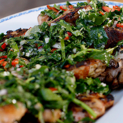 Grillad kyckling med chimichurry