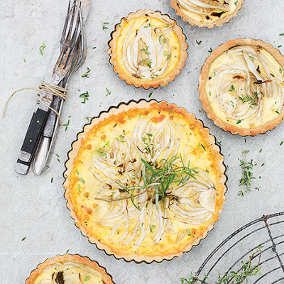 Tarteletter med fänkål och kokos