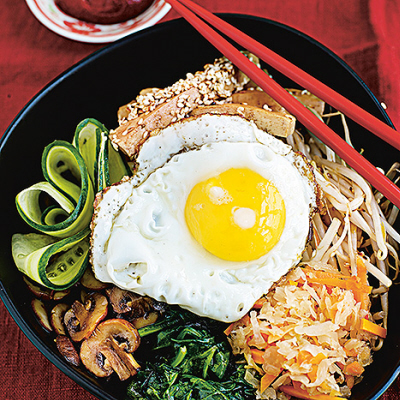 Bibimbap (Koreansk pyttipanna)