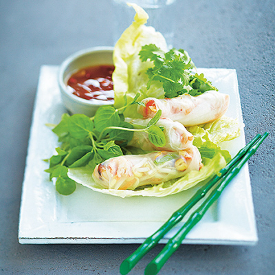 Rispappersrullar med cashewnötter