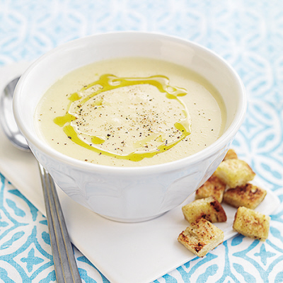 Gräddig rotfruktsoppa