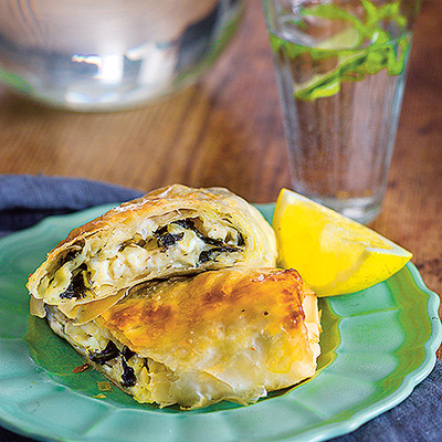 Börek med spenat och fetaost