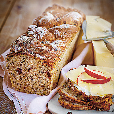 Dinkelbröd med tranbär