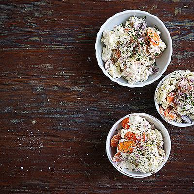 Blomkålssallad med  yoghurtdressing