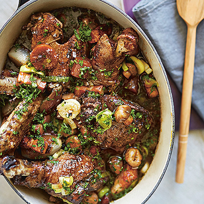 Jureskogs coq au vin