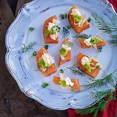 Sashimi på gravlax