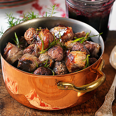 Köttbullar med parmaskinka
