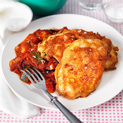 Piccata med ratatouille