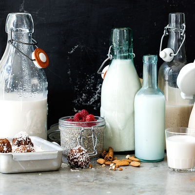 Kokosboll med fikon och nötter