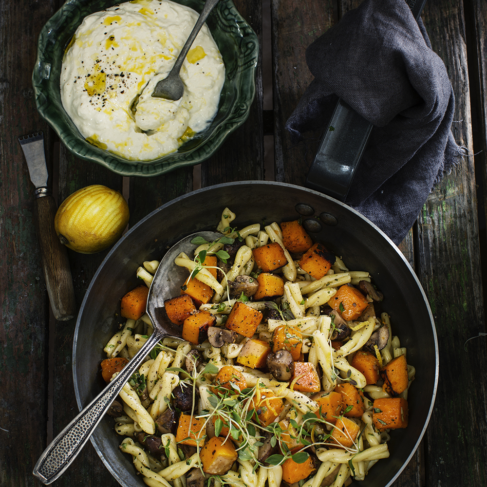 Pasta med svamp