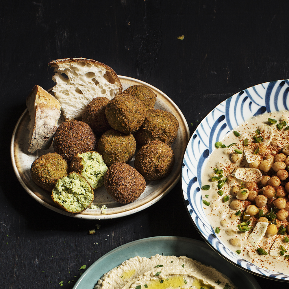 Friterad falafel