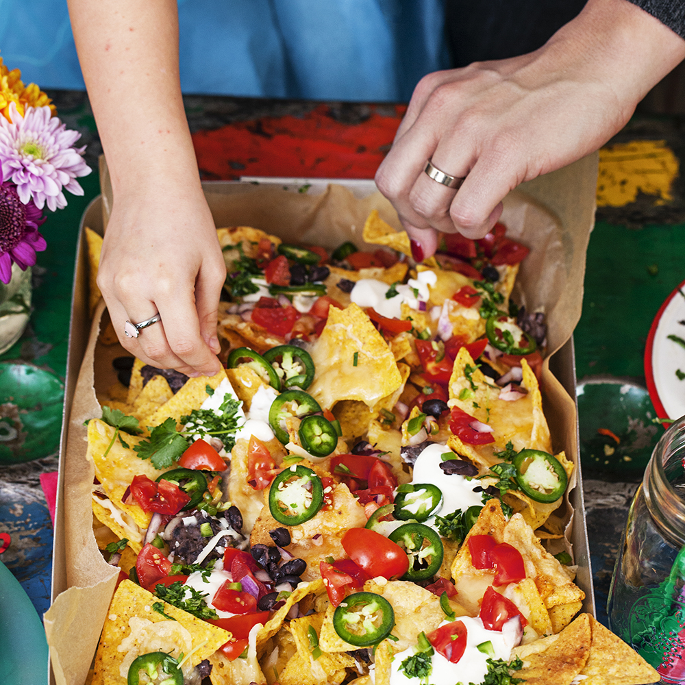 Vegetariska nachos