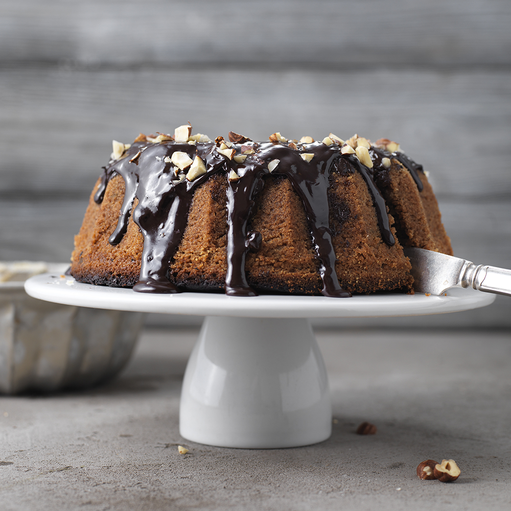 Banankaka med choklad