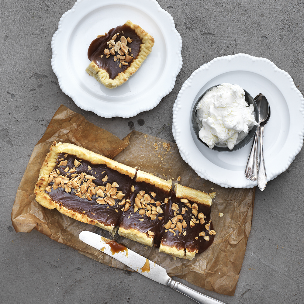 Kolapaj med salta jordnötter