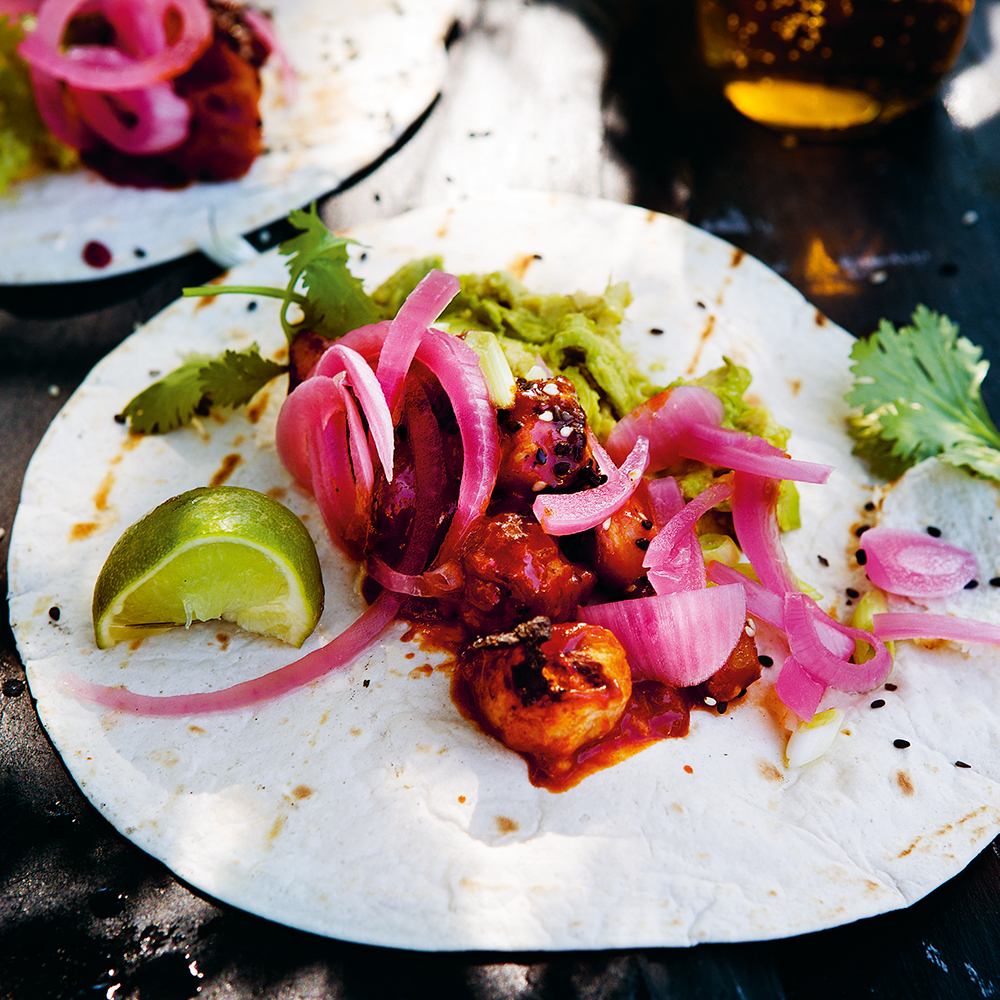 Koreansk BBQ-taco