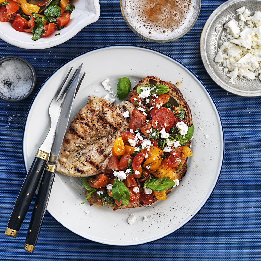 Bruschetta med kyckling